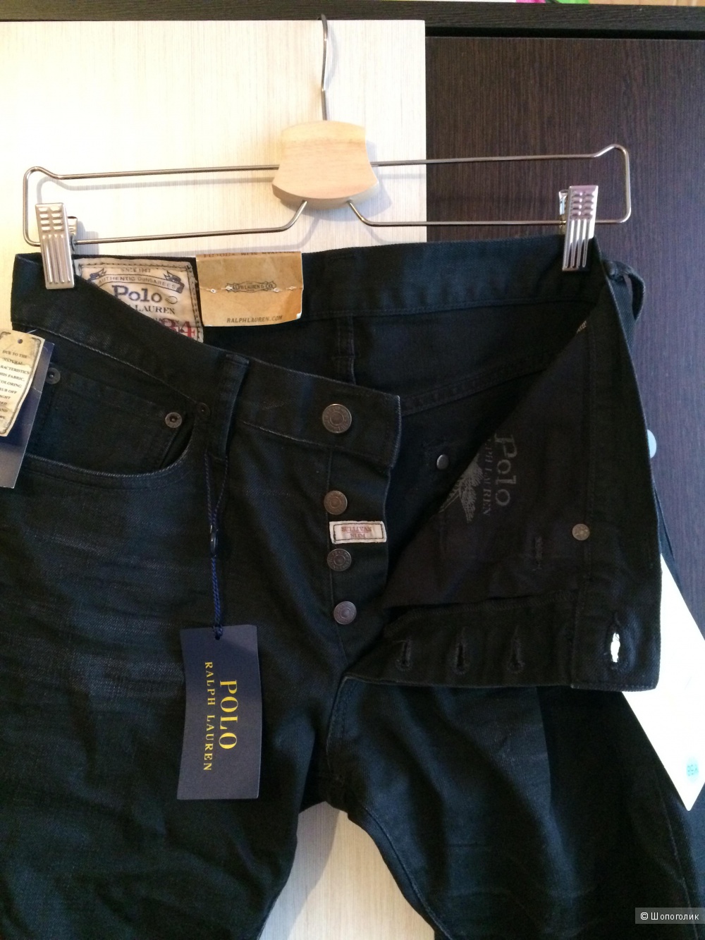 POLO RALPH LAUREN мужские джинсовые брюки 30-34.