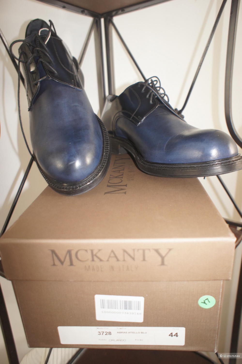 Мужские ботинки, р.44, синие, MCKANTY