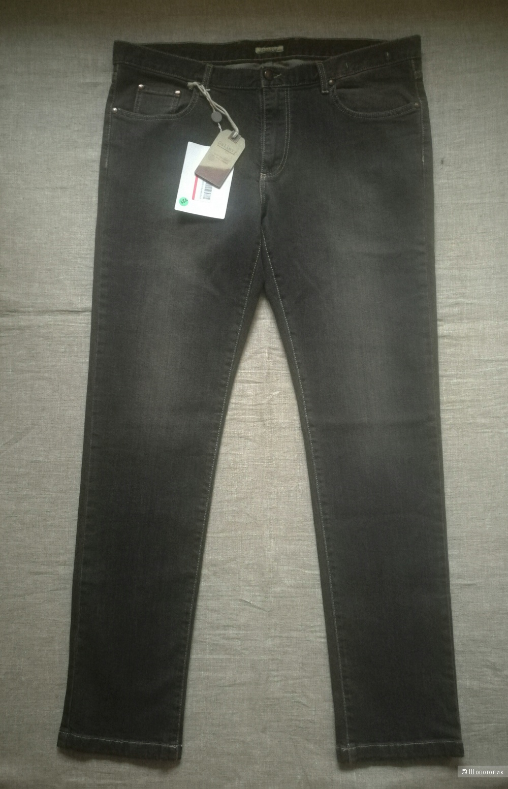 Стильные серые  джинсы р.54 IT
