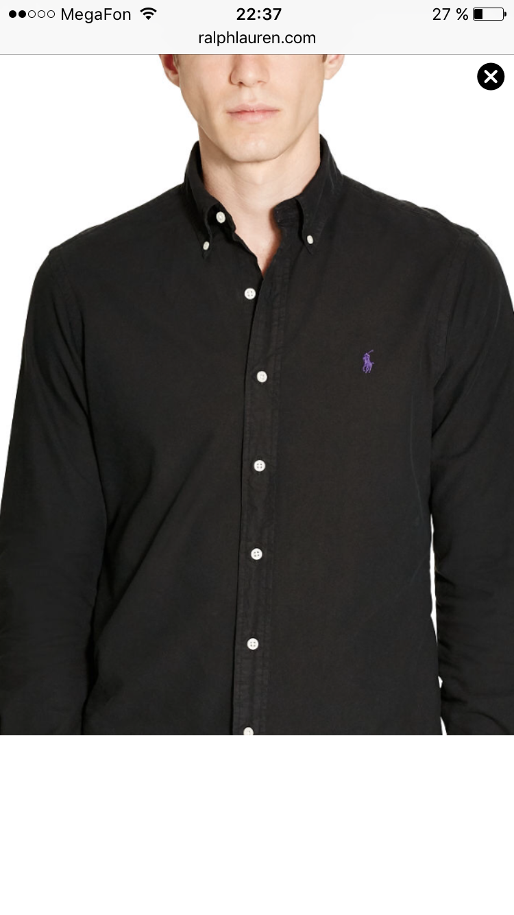 Новая рубашка Ральф Лорен на 52р (42ворот) L