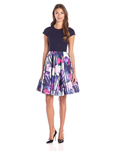 Платье Ted Baker Keriee Hydrangea Haze с пышной юбкой/ size 1 - р.42-44