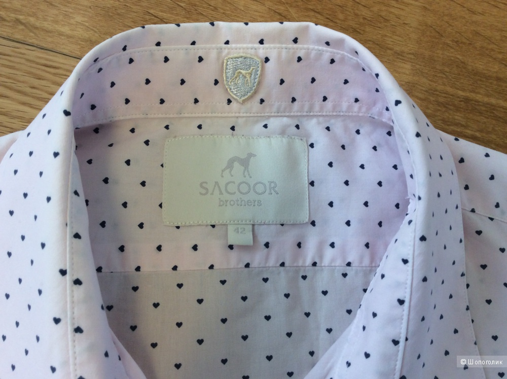 Рубашка для офиса Sacoor Brothers р. 42 (на росс. 46)