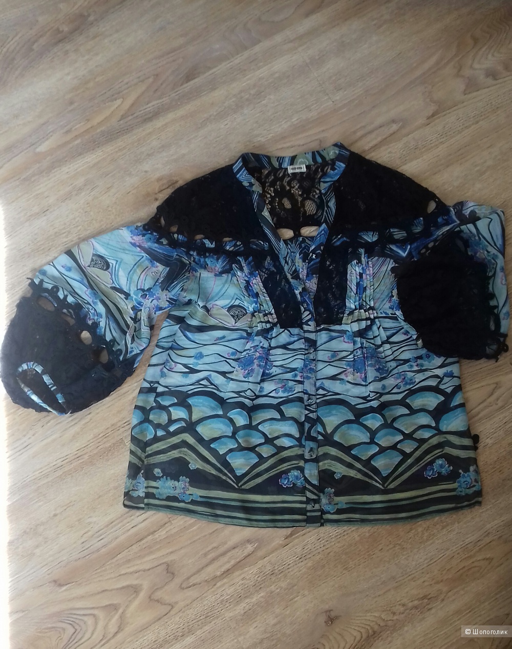 Винтажная блуза KENZO, 100% оригинал, Франция, размер 42 российский.