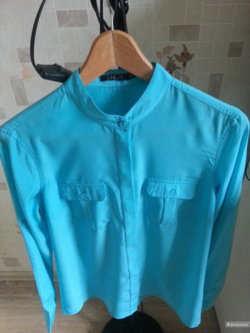 Блузка Incity голубого цвета 44 размер
