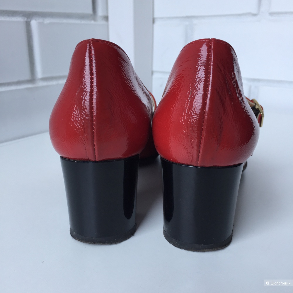 Красные лакированные туфли сделаны в Италии 37 р-р