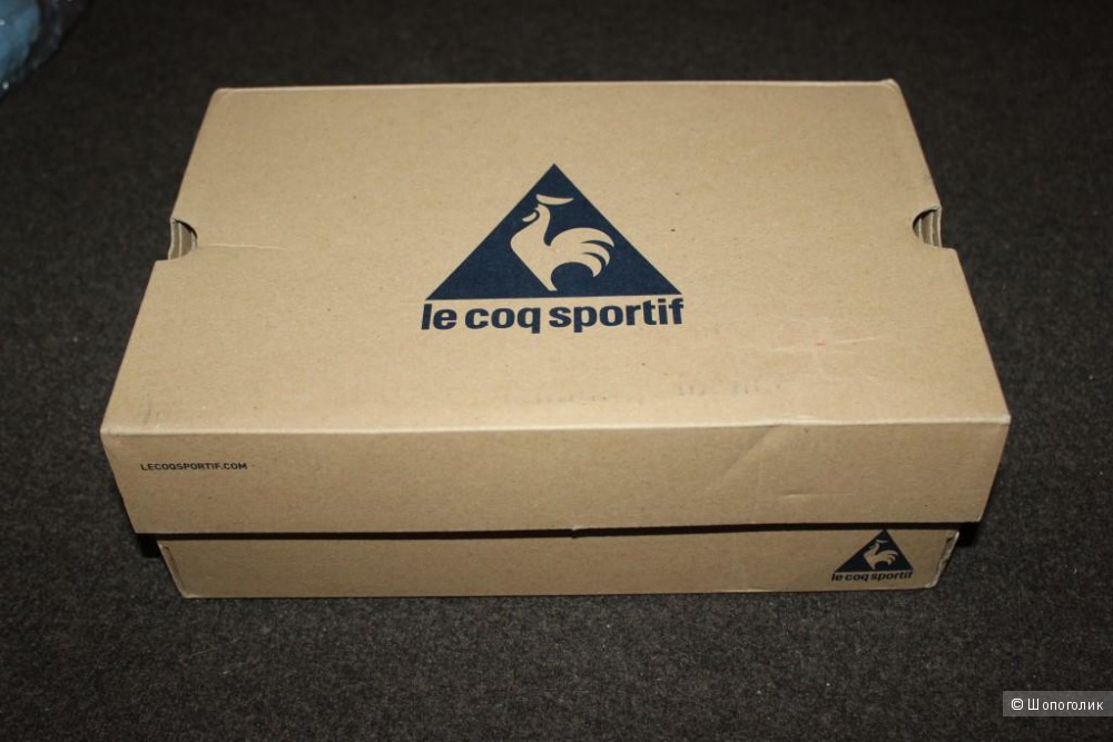 Кроссовки из нубука цвета хаки Le Coq Sportif Charline  размер 39 (UK5.5)