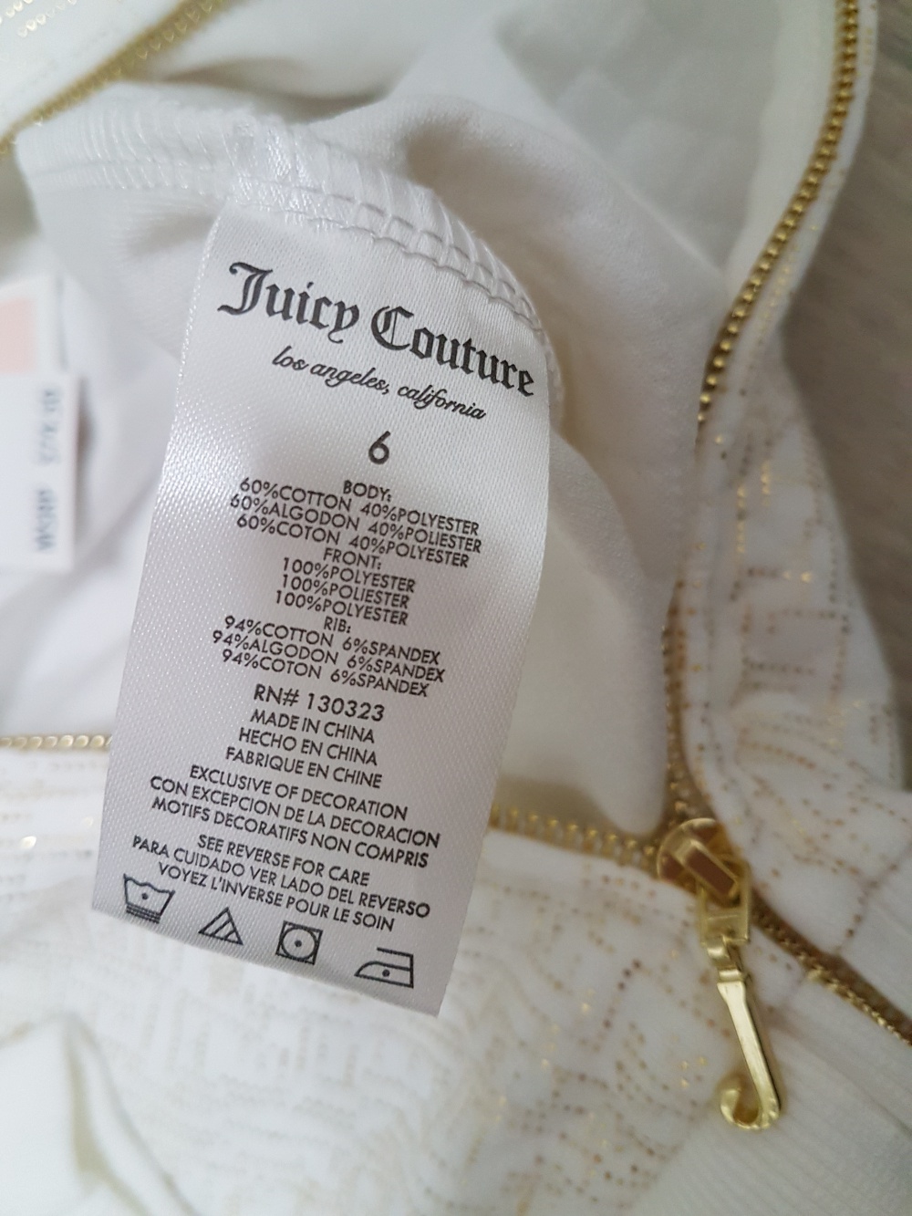 Juicy Couture костюм для девочки, на рост 114-122 см