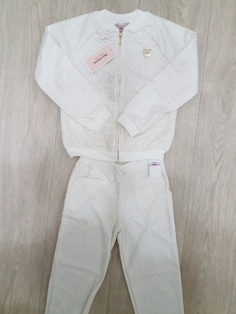 Juicy Couture костюм для девочки, на рост 114-122 см