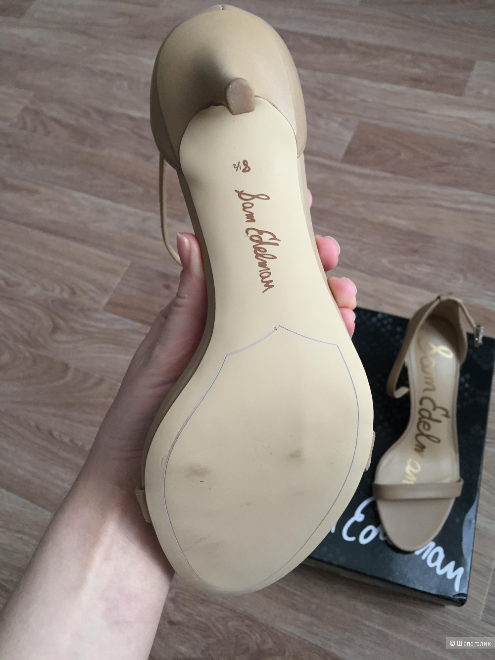 Новые нюдовые  босоножки Sam Edelman Patti