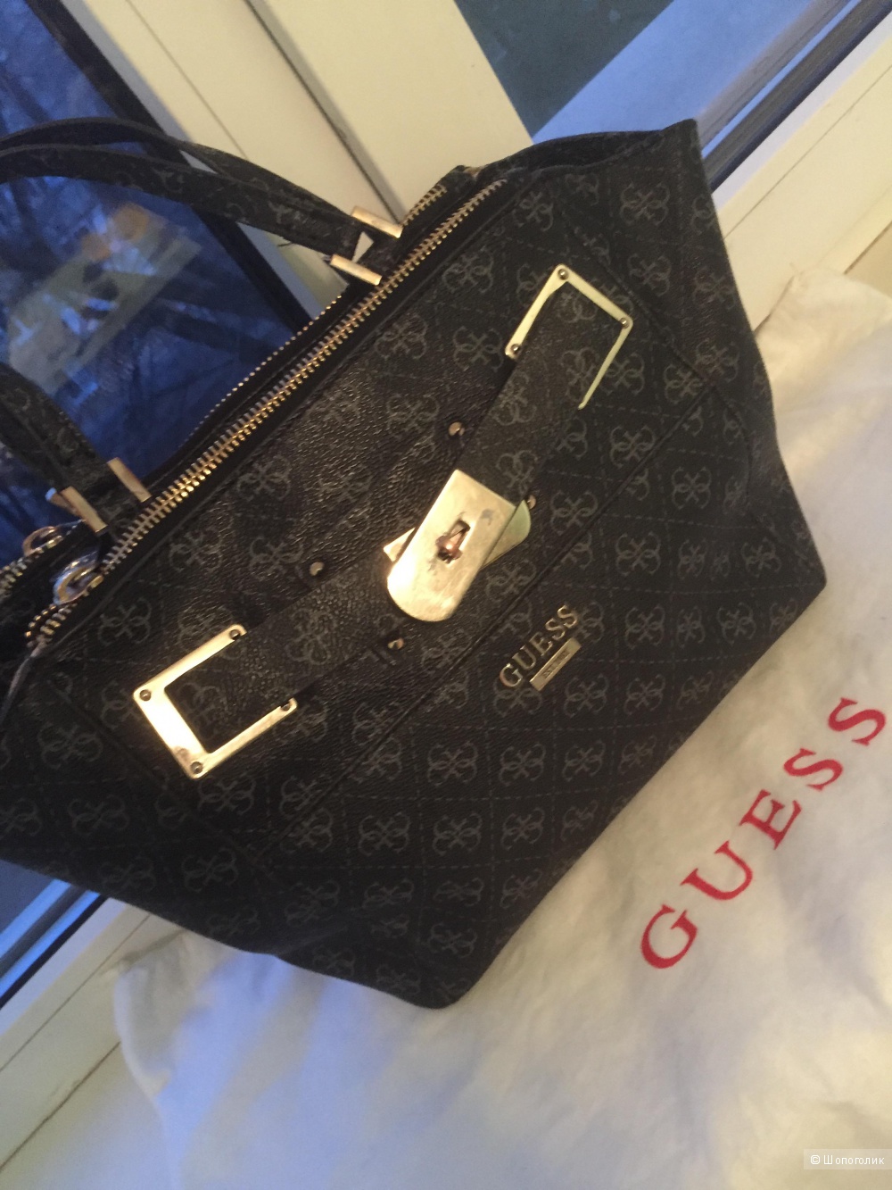 Сумка Guess оригинал, бу, отличное состояние