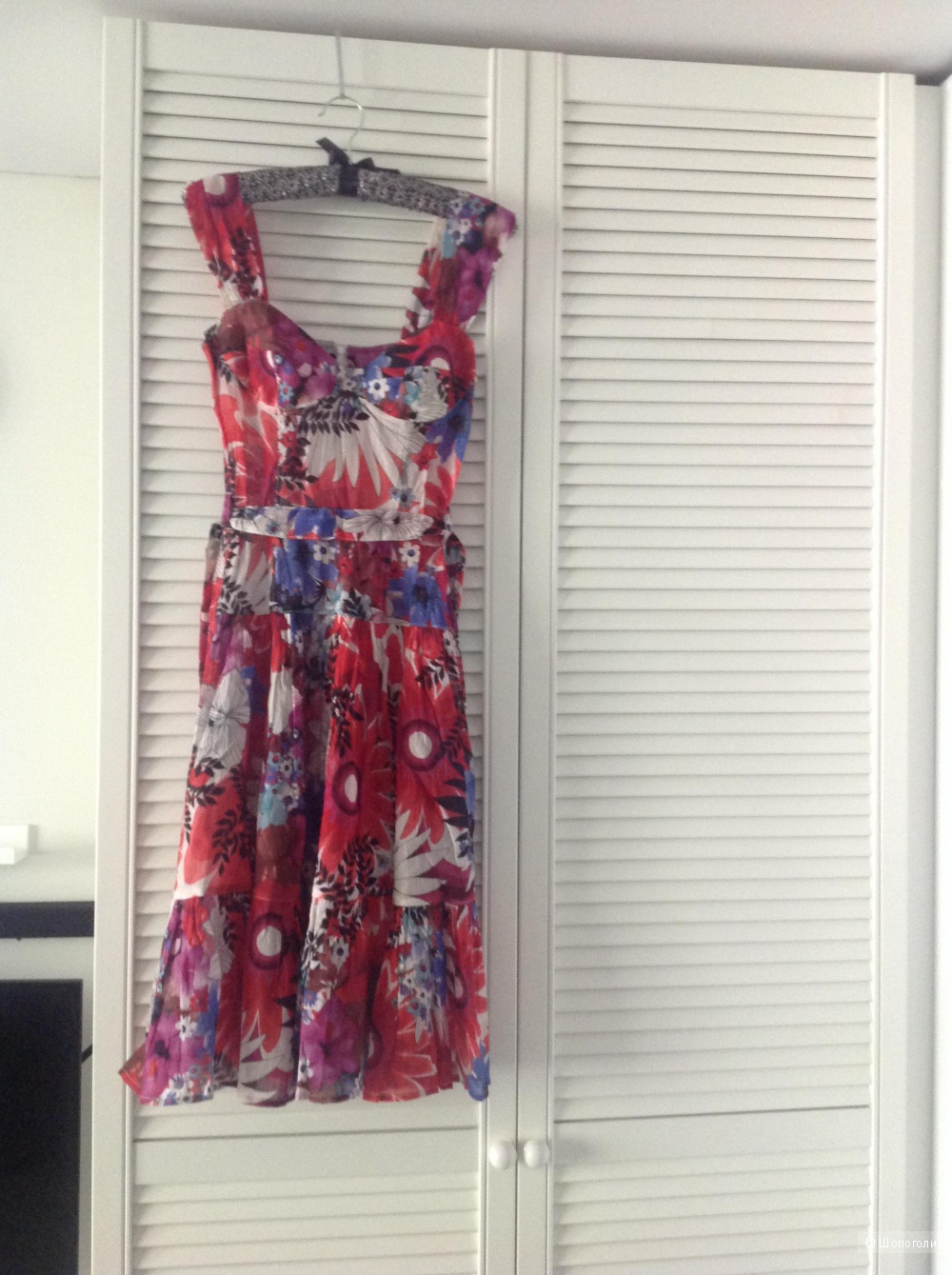 Платье из жатого хлопка, копия Dolce &Gabbana, 42 размер