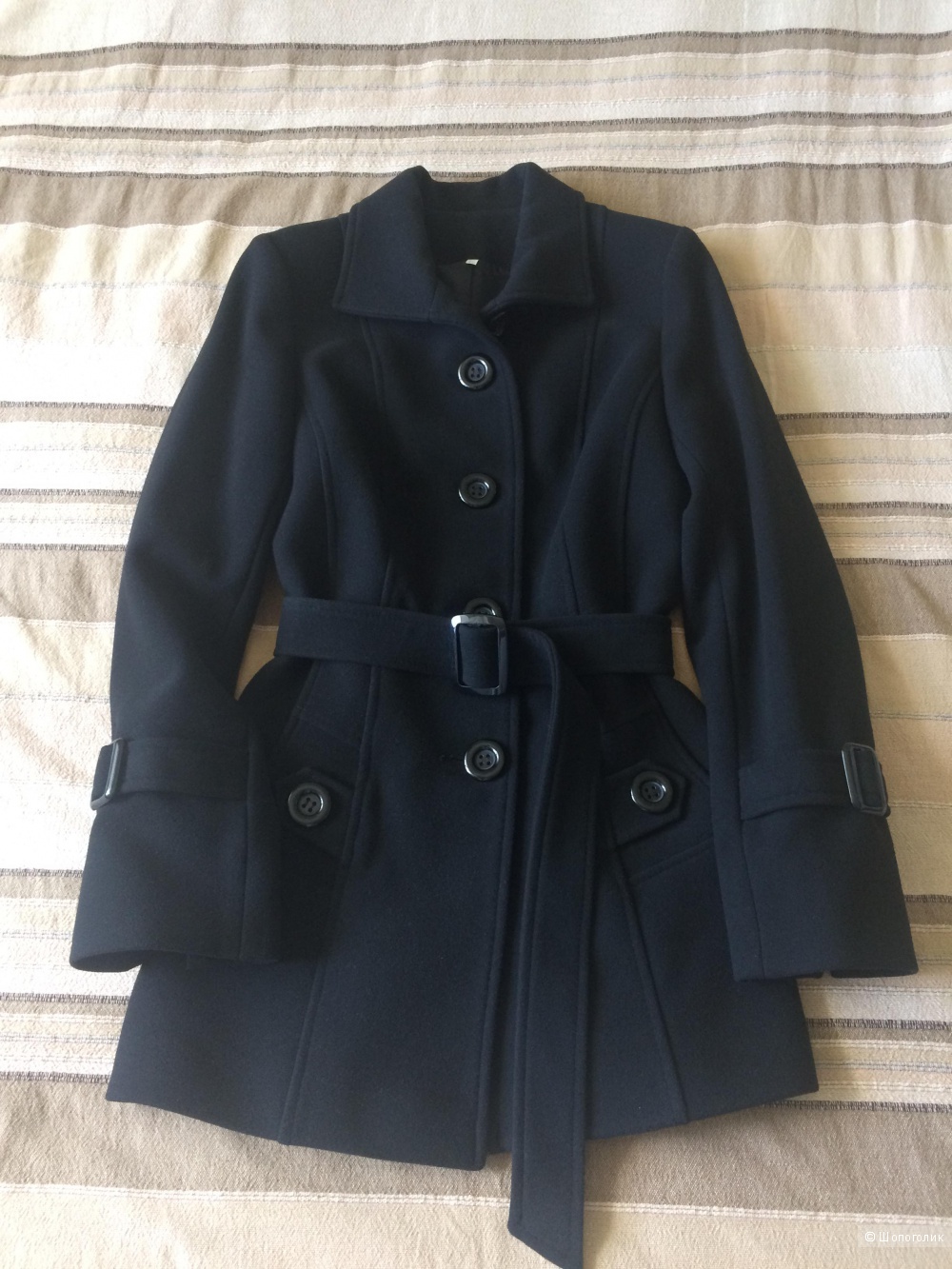 Пальто короткое классика, размер 46