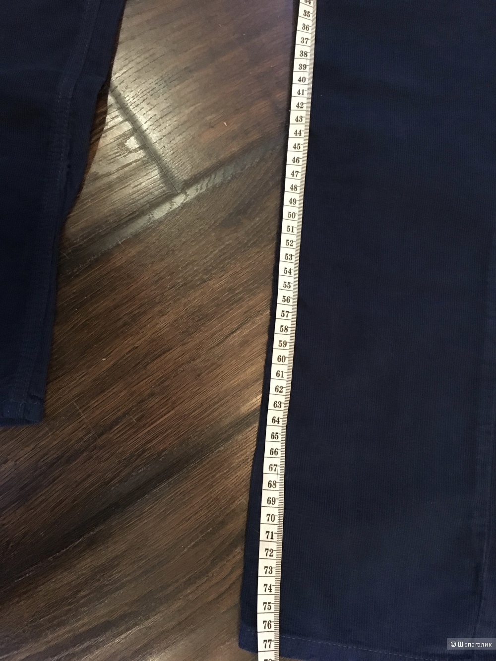 Вельветовые джинсы VICTORIA BECKHAM, 31 (Размер Джинсов) Синий