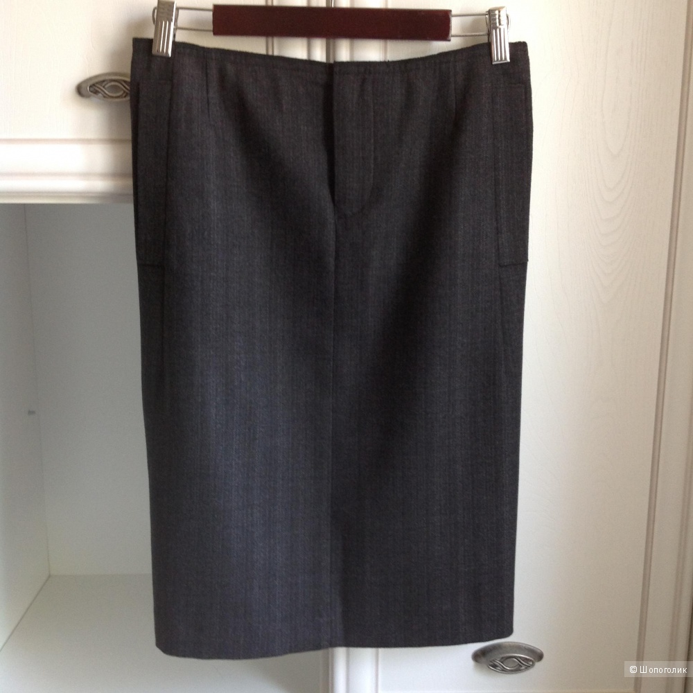 Шерстяная юбка-карандаш немецкого премиум бренда Dorothee Schumacher, размер S на 44.