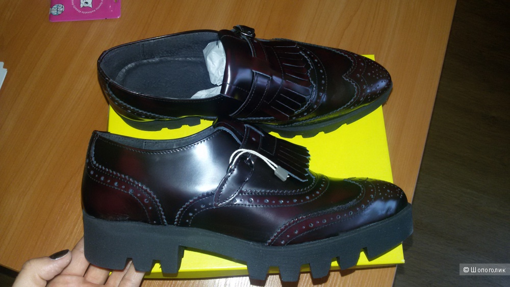 Кожаные ботинки Wil Dempster London р. 39-40