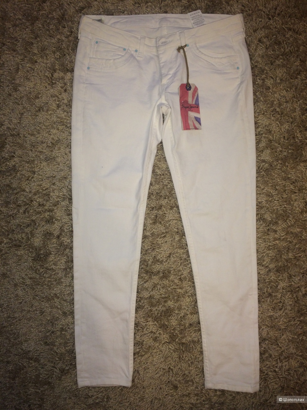 Белые джинсы Pepe jeans London, размер 30/28