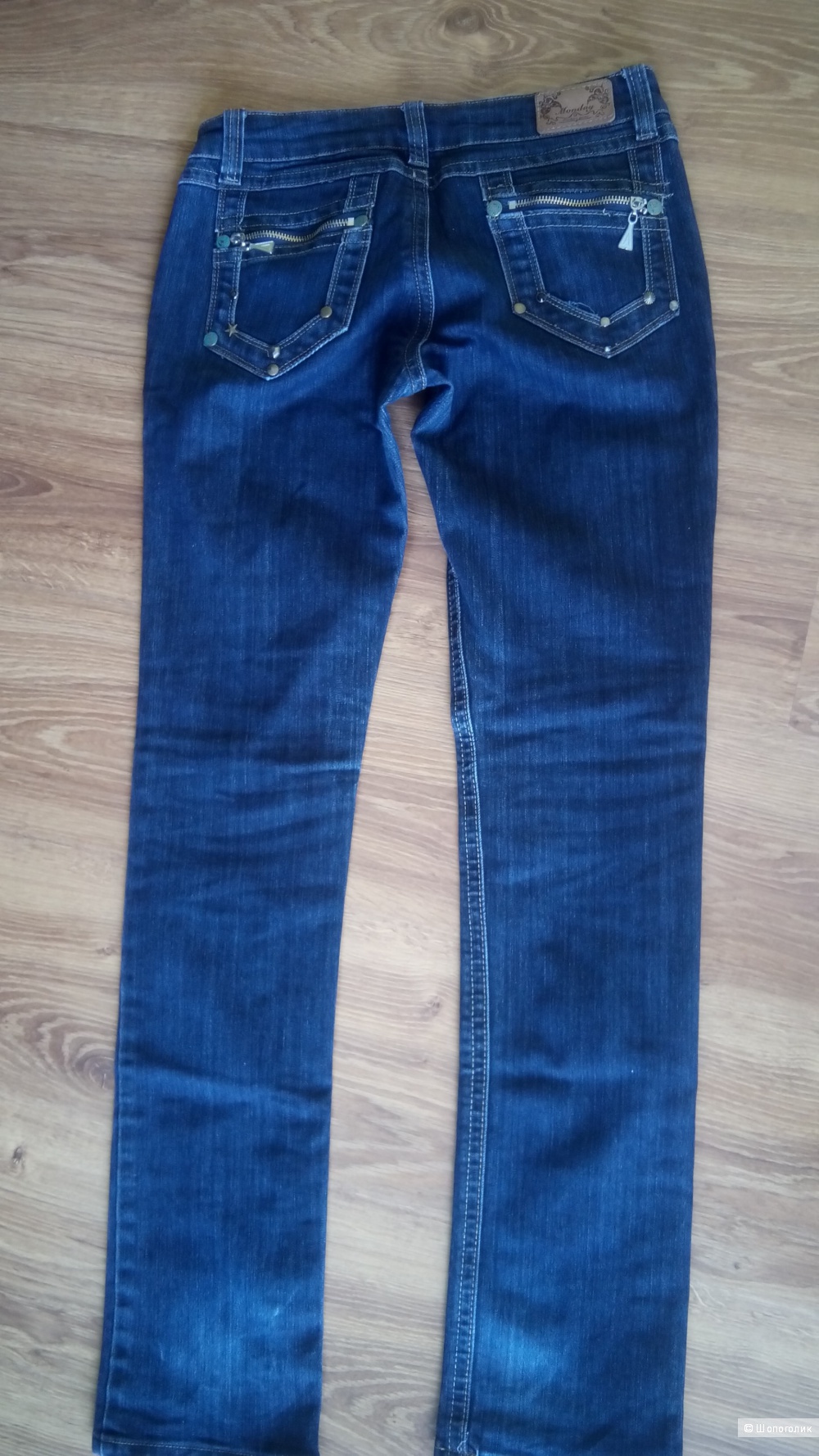 Красивые синие джинсы Monday, размер 38 европейский.