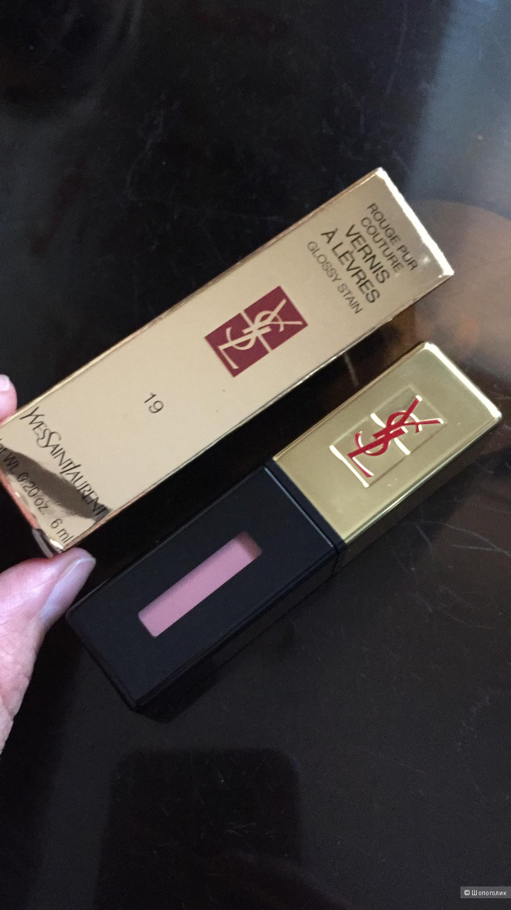 YSL ЛАК ДЛЯ ГУБ ROUGE PUR COUTURE VERNIS A LEVRES GLOSSY STAIN