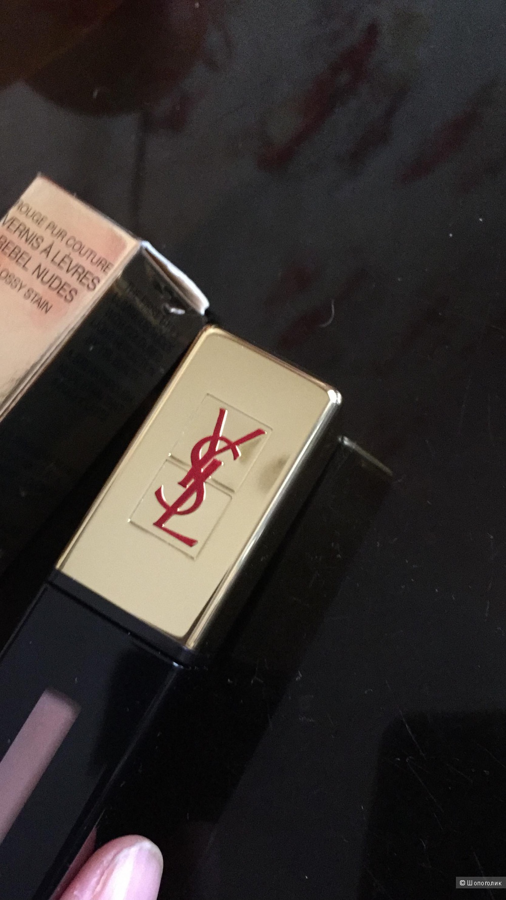 YSL ЛАК ДЛЯ ГУБ ROUGE PUR COUTURE VERNIS A LEVRES GLOSSY STAIN