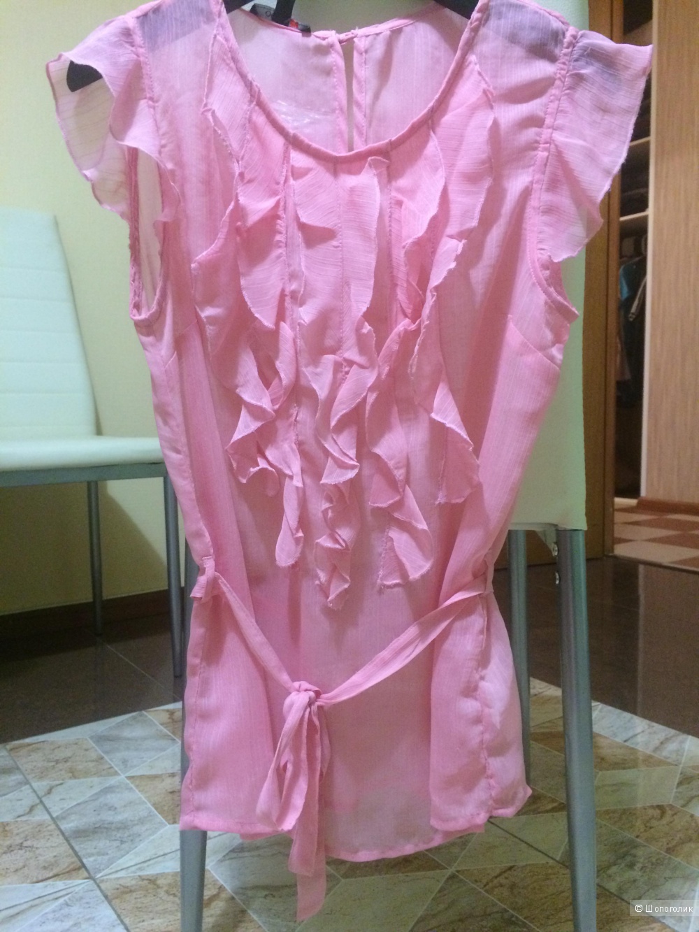 Блуза нежно-розового цвета , размер m