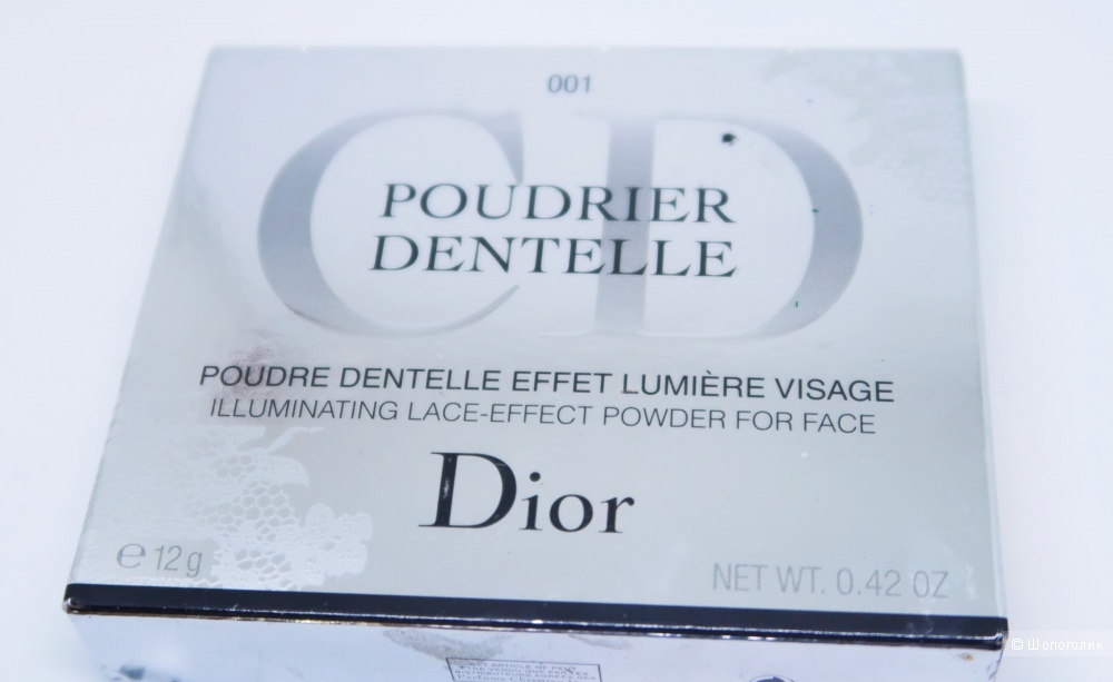 Сверкающая пудра Dior poudrier dentelle 001