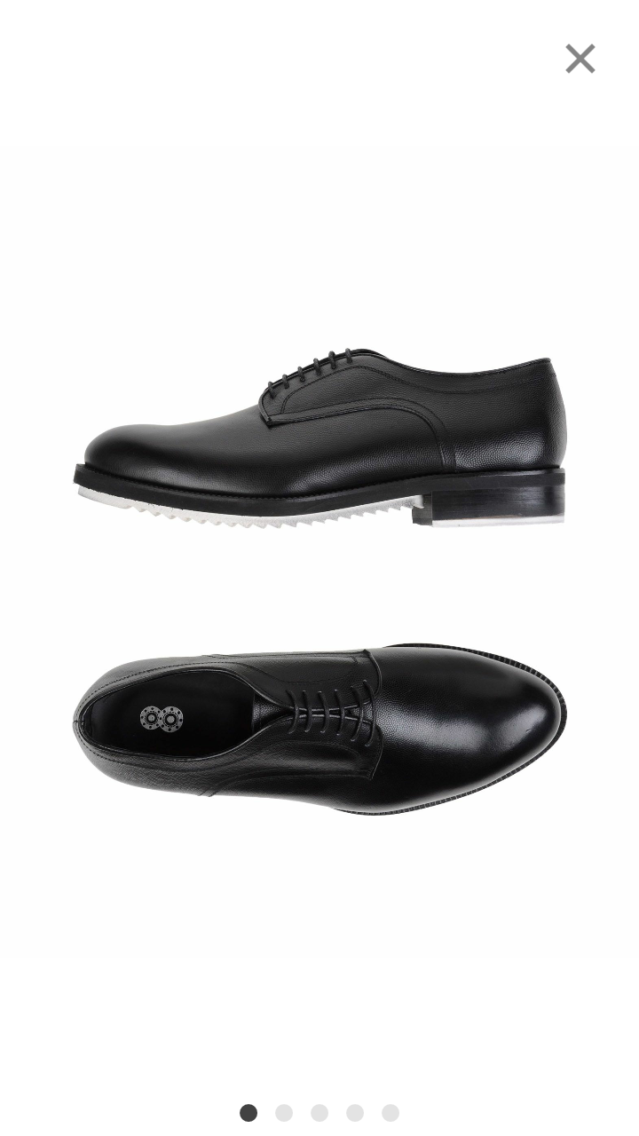 Мужские туфли бренда "8" 42 размера черные