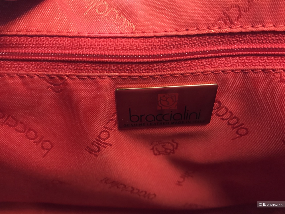 Кожаная сумка  Braccialini