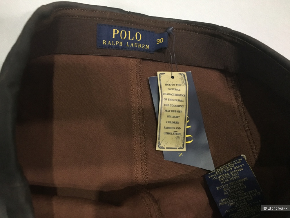 Джеггинсы POLO RALPH LAUREN, 30 (Размер Джинсов). Темно-коричневый