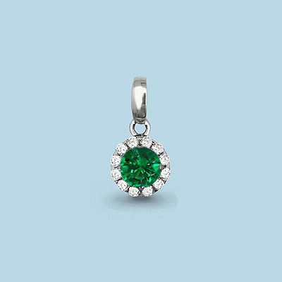 Серебряная подвеска, 925.
