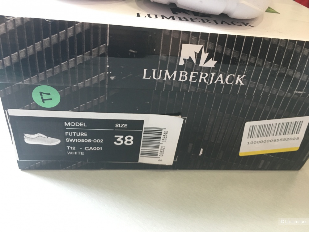 Кроссовки со стразами LUMBERJACK, 38 (Европейский Размер). Слоновая кость