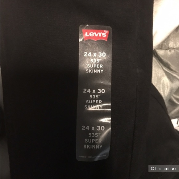 Новые джинсы Levi's женские 24х30