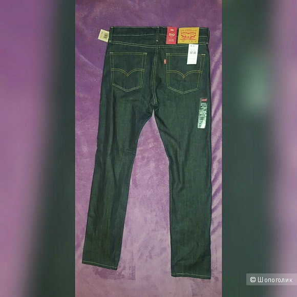 Новые мужские джинсы Levi's 510 32x32