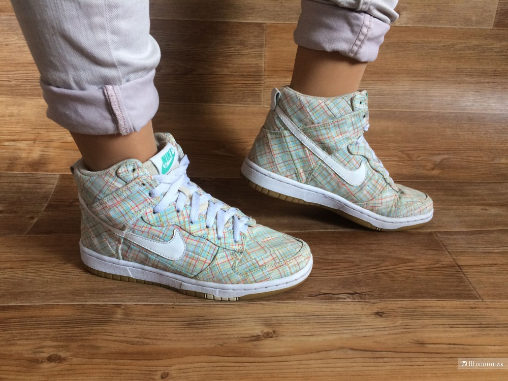 Кеды Nike Dunk High с принтом Liberty of London размер EU 36, US 5,5.