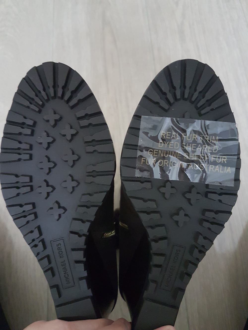 Зимние сапожки на платформе Michael Kors, нат. мех, размер 8.5 US (38-39)