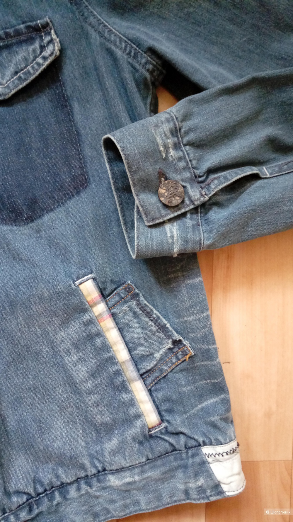 Новая мужская джинсовая куртка Desigual