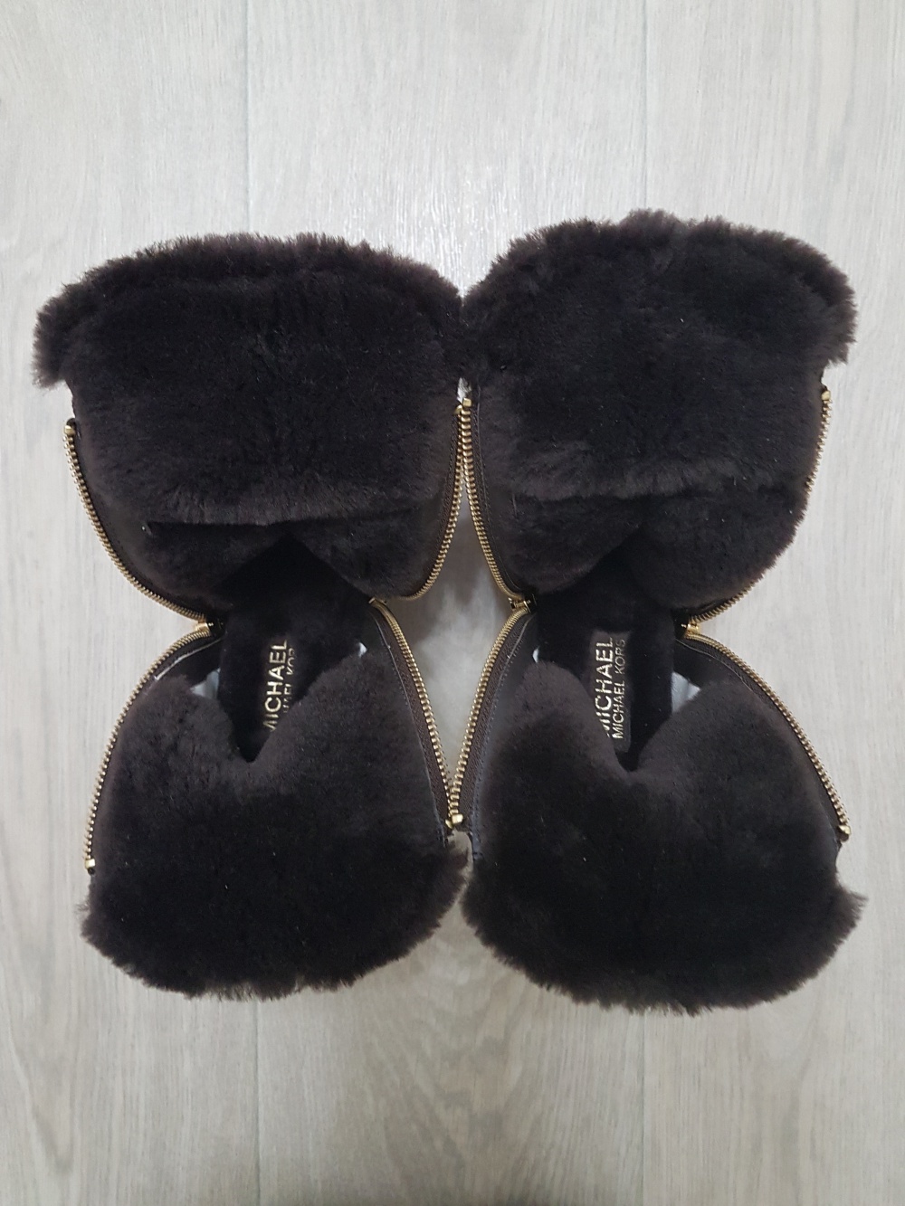 Зимние сапожки на платформе Michael Kors, нат. мех, размер 8.5 US (38-39)