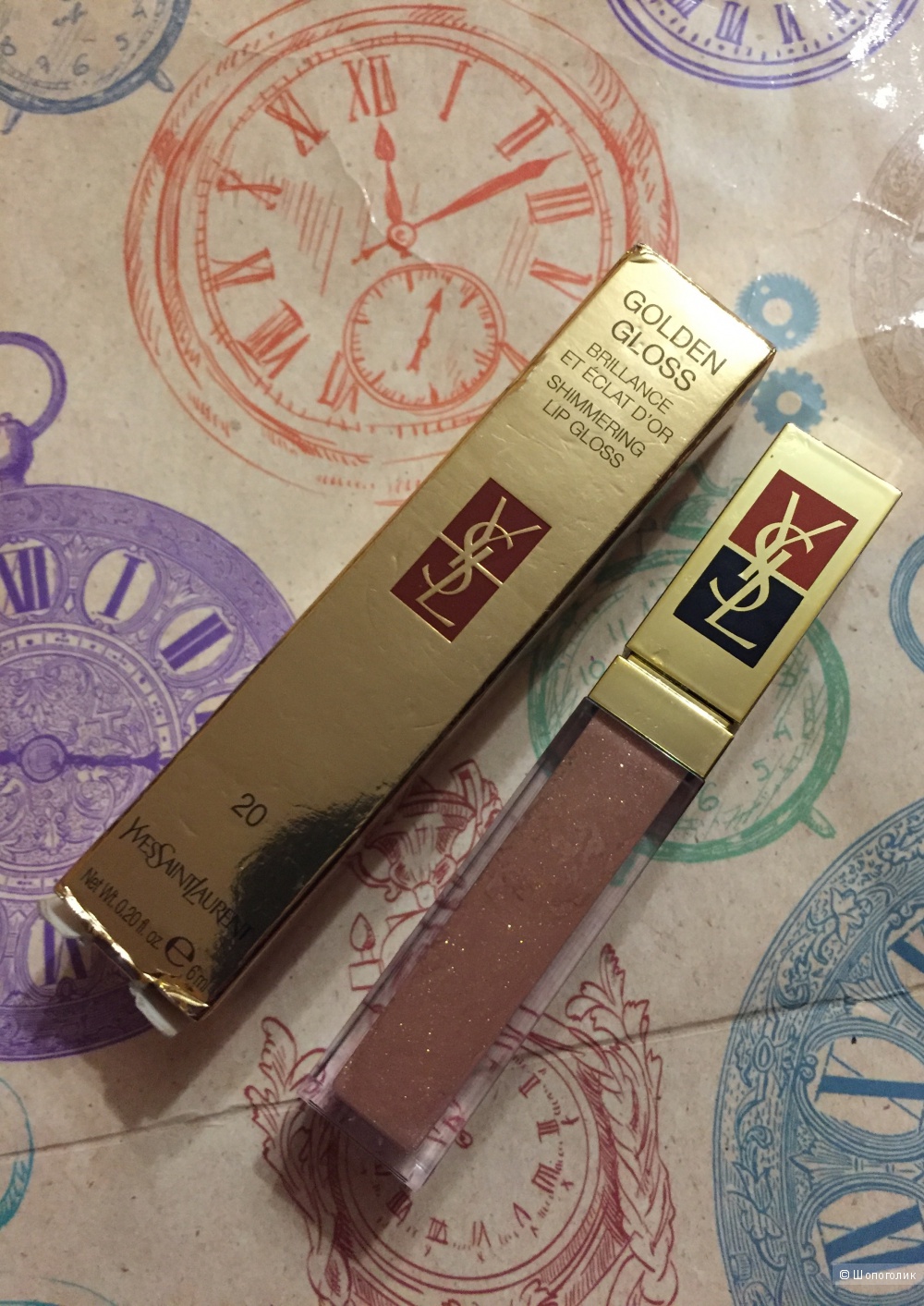 YSL блеск для губ Golden Gloss Shimmering Lip Gloss