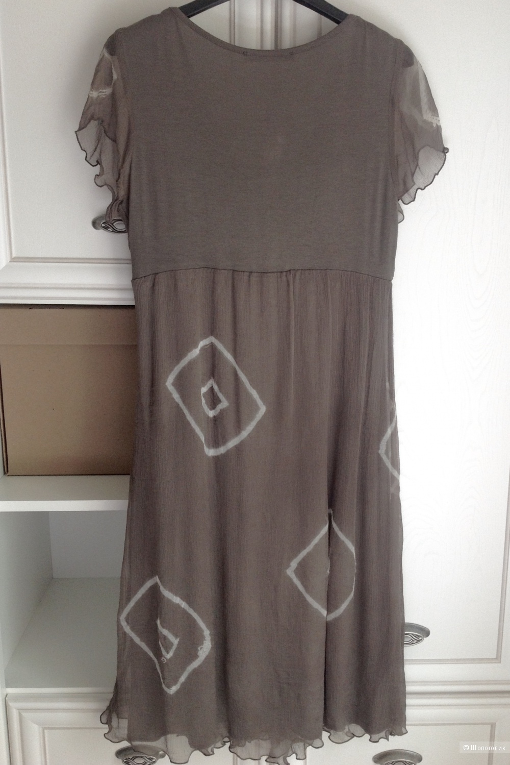 Шифоновое платье Siste's (Италия), размер 44-46.