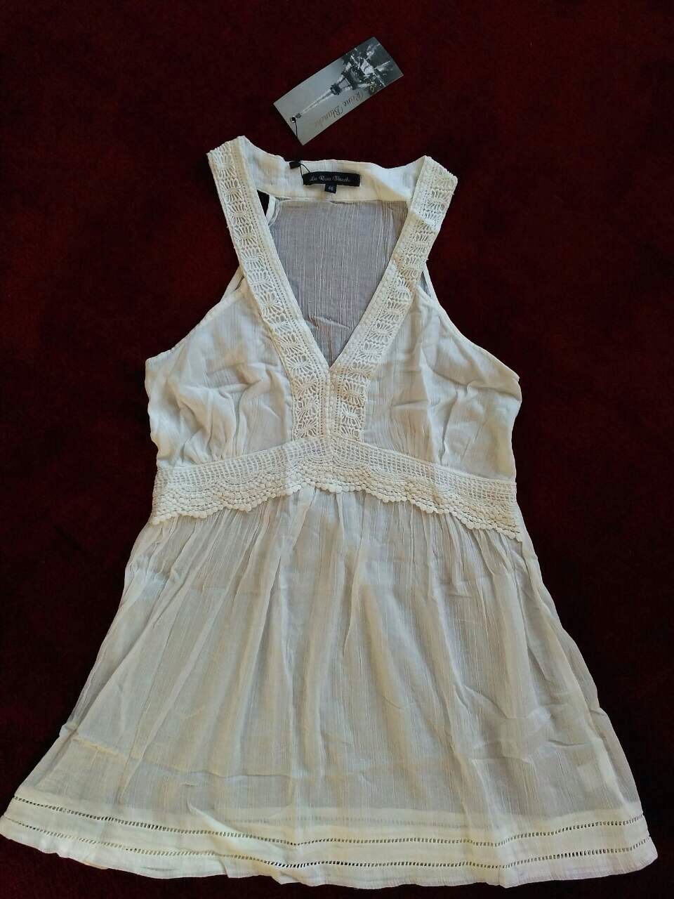 Топ, La Reine Blanche, 46-48, 100% хлопок.