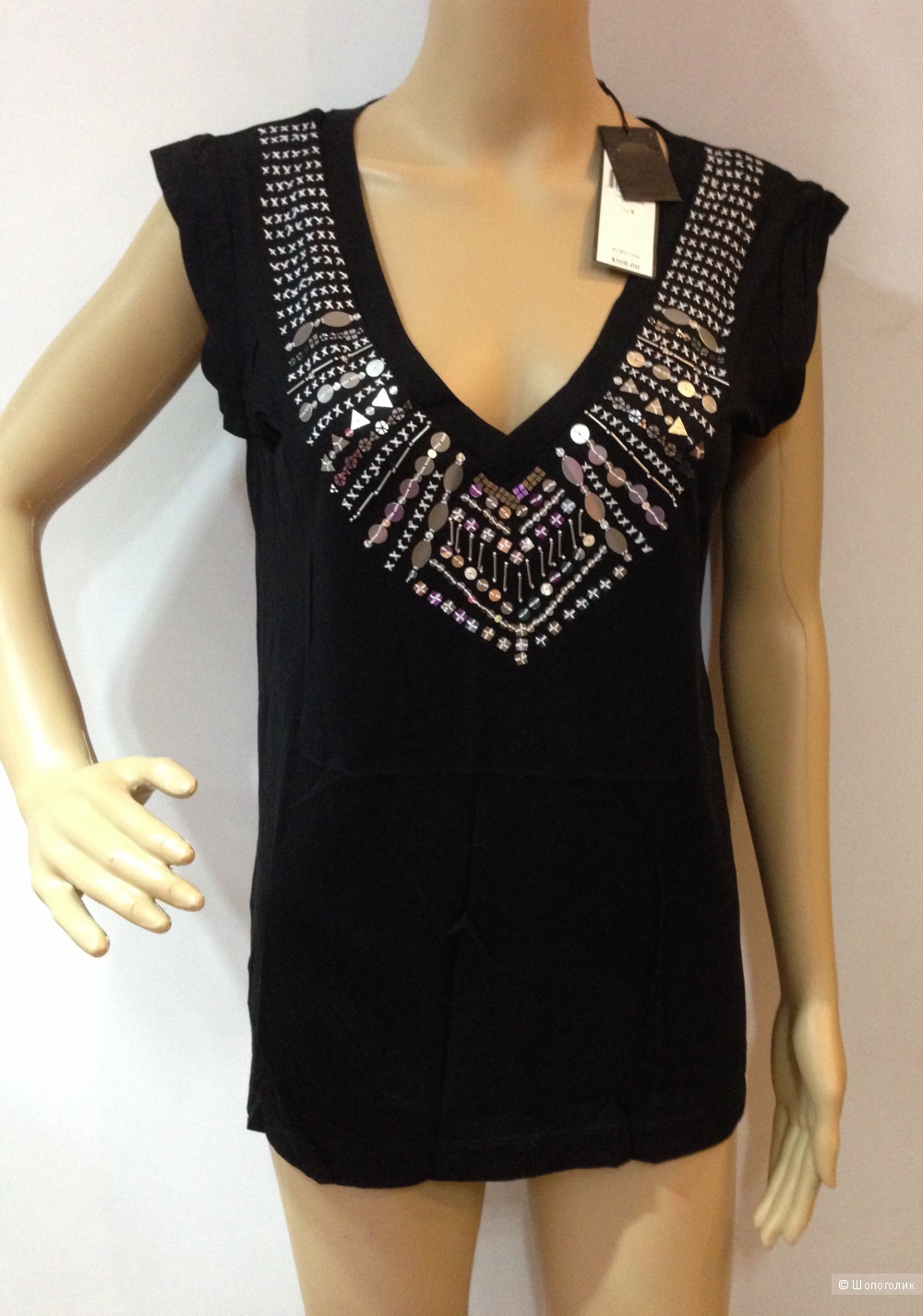 Трикотажная блуза от BCBG MAX AZRIA. Новый.Оригинал. р.44