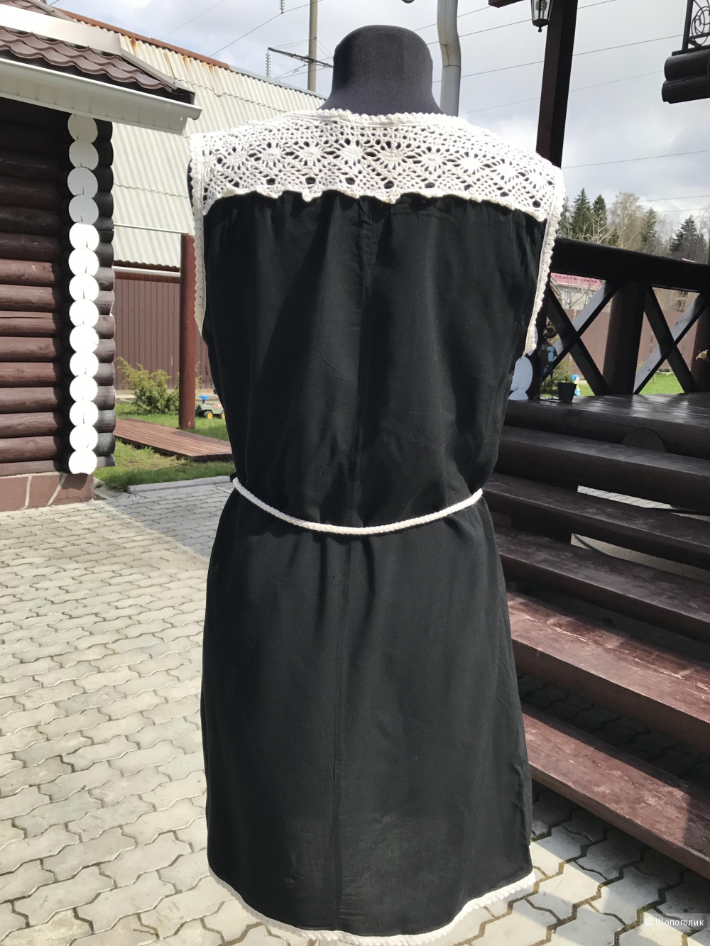 Платье чёрное р.44-46