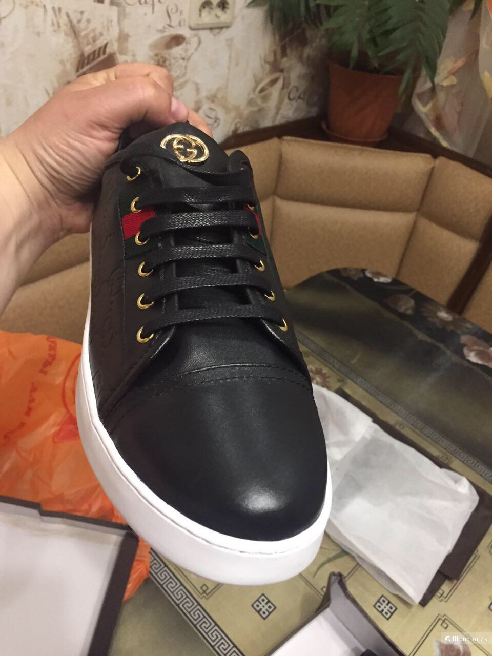 Gucci  новые мужские кроссовки 43,5 р