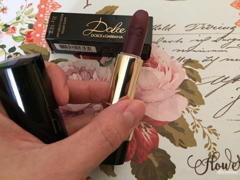 Dolce & Gabbana matte lipstick rouge a levres mat а оттенке 333 Dolce Enferno