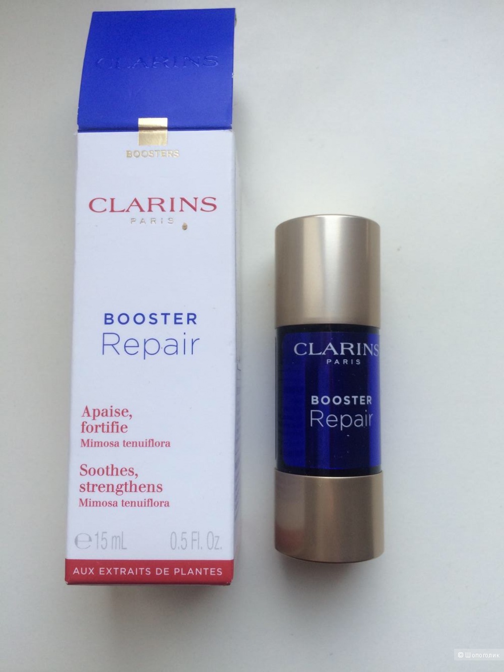 Концентрат Clarins Booster Repair мгновенное преображением кожи лица