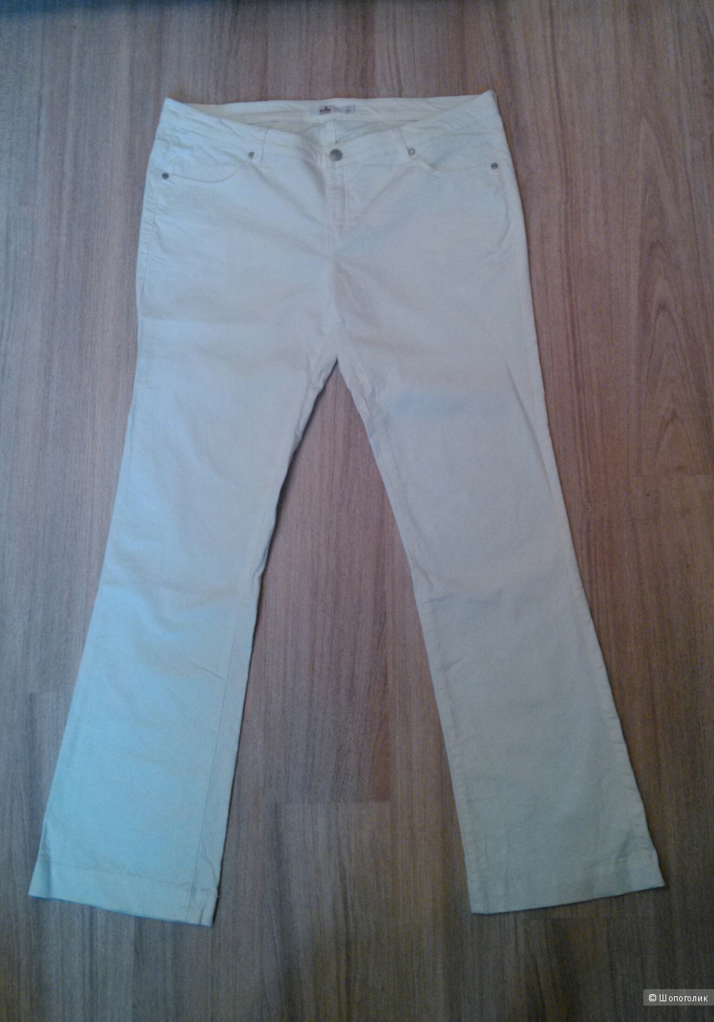 Белые летние джинсы zolla 52-го размера