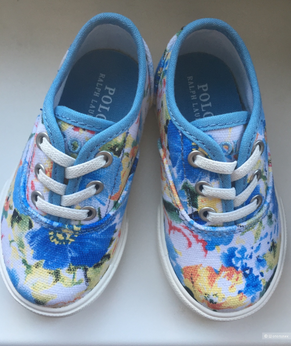 Vali floral canvas sneaker Ralph Lauren 5US новые