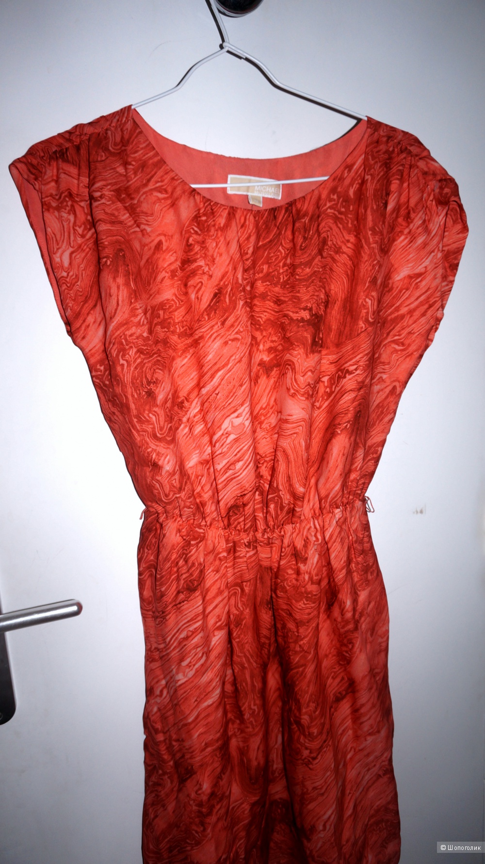 Платье Michael Kors терракотовое 100% шелк