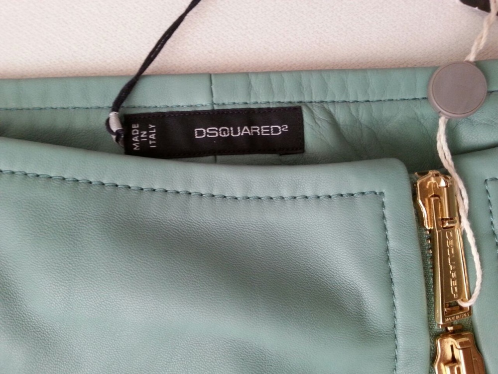 Кожаная юбка DSquared2 оригинал 40IT
