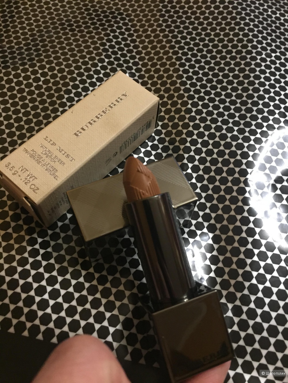 Burberry lip mist 201 cinnamon нежная губная помада