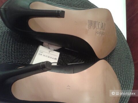 Шикарные туфли ,классика,натуральная кожа,бренд H&M,размер 40.